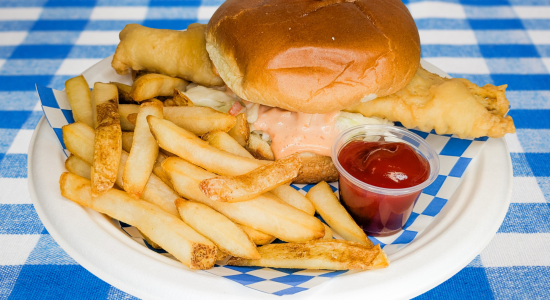 Fish-Wich & Fries